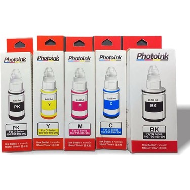 100 ml Uyumlu Ink, 5 Kartuşlu Yazıcılar Için Uyumlu 5 Adet Mürekkep Seti (Akıllı fiyatı ve görseli