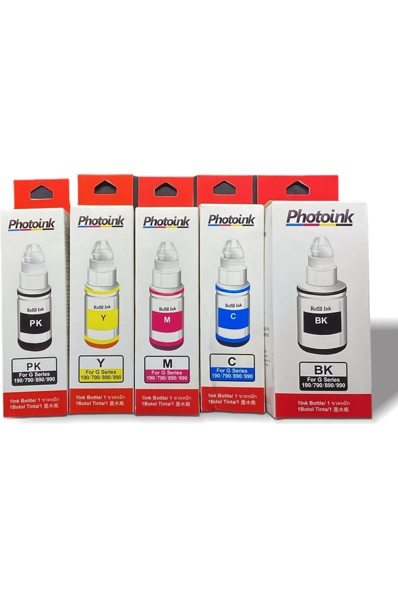 100 ml Uyumlu Ink, 5 Kartuşlu Yazıcılar Için Uyumlu 5 Adet Mürekkep Seti (Akıllı — 3. ürün görseli
