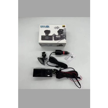 Crow'S Tech 1080P Dash Cam Full Hd Araç Içi Kamera Ön Arka ve Iç Kayıt 3 Kamera Gece Görüşlü G Sensör Geniş — 6. ürün görseli