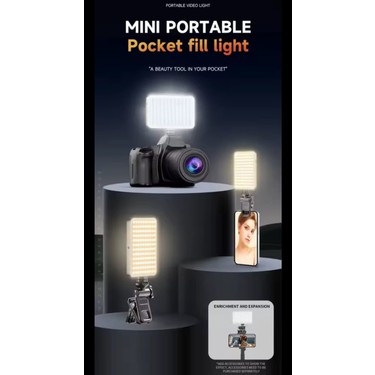 Asfal 120 Ledli Tripod, Telefon, Tablet, Laptop ve Kamera Uyumlu 3 Renkli Selfie Işığı Canlı Yayın — 5. ürün görseli