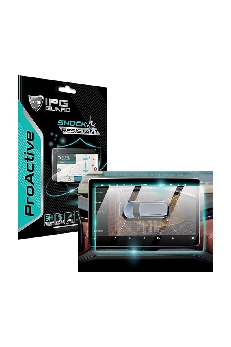 Alyron Store 2024-2025 Kodiaq 13 Inch Navigasyon Için 9h Nano Ipg Proactive Ekran Koruyucu, Pürüzsüz Cam Bitiş, — 6. ürün görseli