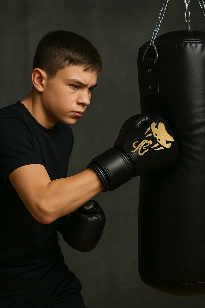 444 444 Marka Kıller Boks Eldiveni ve Bandaj Seti Boxing Gloves + Boks Bandajı Kick Boks Eldiveni Muay Thai — 3. ürün görseli