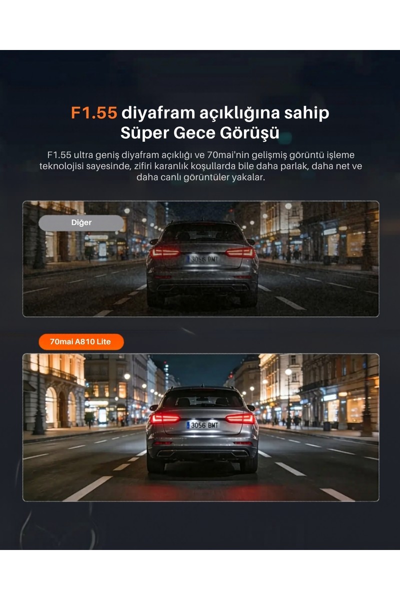 70MAI 70MAI A810 Lite Ön Kamera + RC21 Arka Kamera — 2. ürün görseli