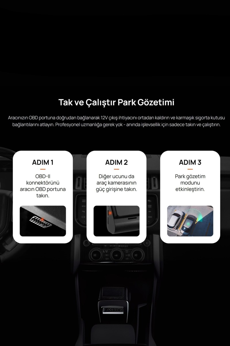 70MAI 70MAI Obd-Iı Park Gözetim Kablosu (Tüm Type-C Kameralar ile Uyumlu) — 3. ürün görseli