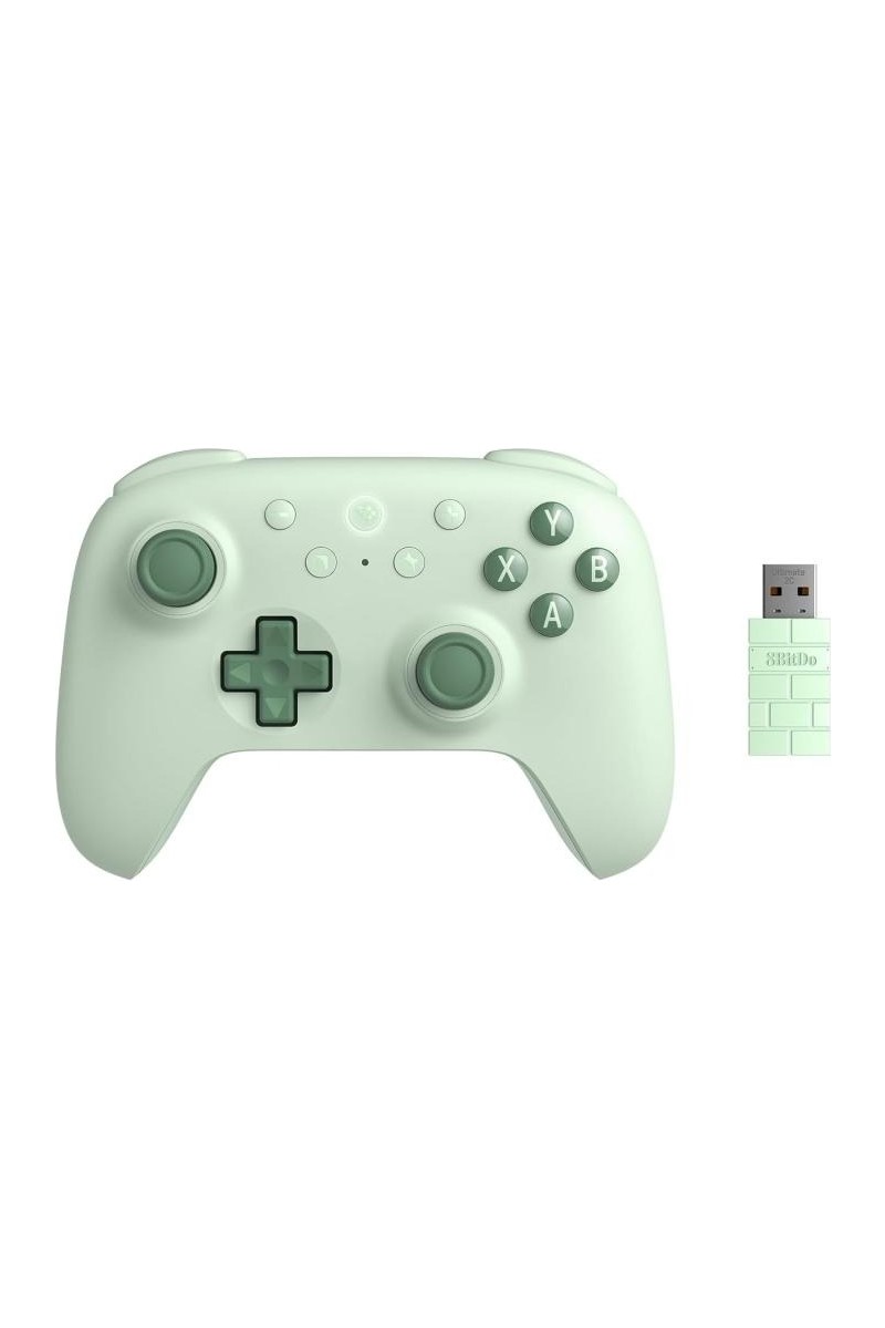 8bitdo Ultimate 2c Kablosuz Oyun Kolu PC ve Android Uyumlu 2.4G Bağlantı Pastel Yeşil