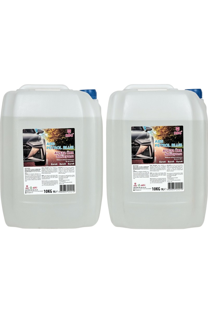 Abg Petrol Blue ISO 22241 Sertifikalı Üre Solüsyonu Euro4/5/6 20KG(2X10KG)IKILI Set( Yeni Tarihli Üretim)