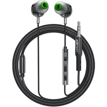 Acefast Acefast 3.5mm Kablolu HD Mikrofonlu Kulaklık Uzaktan Kumandalı Aux Girişli Kulaklık 1.2 Metre - — 3. ürün görseli