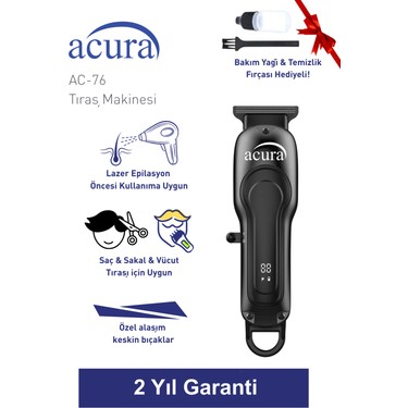 Acura Acura Ac-76 Lazer Epilasyon Öncesi Tüm Vücut Tıraş fiyatı ve görseli
