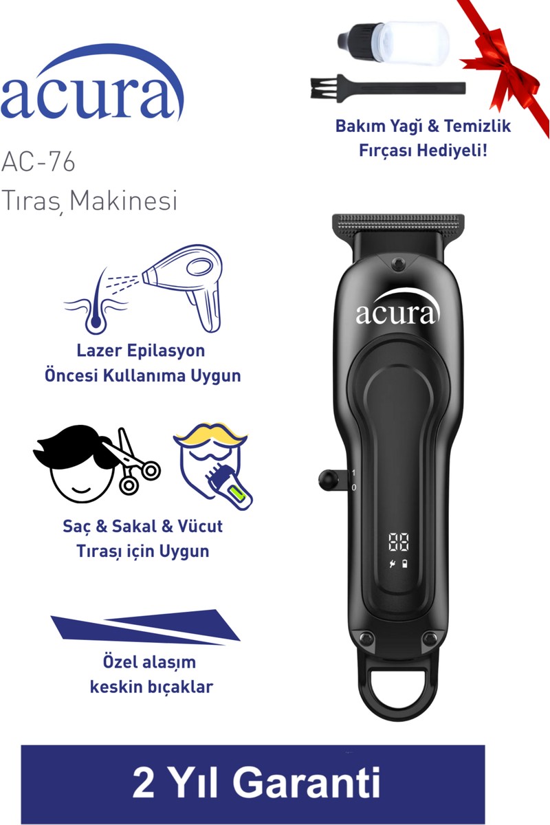Acura Acura Ac-76 Lazer Epilasyon Öncesi Tüm Vücut Tıraş — 6. ürün görseli