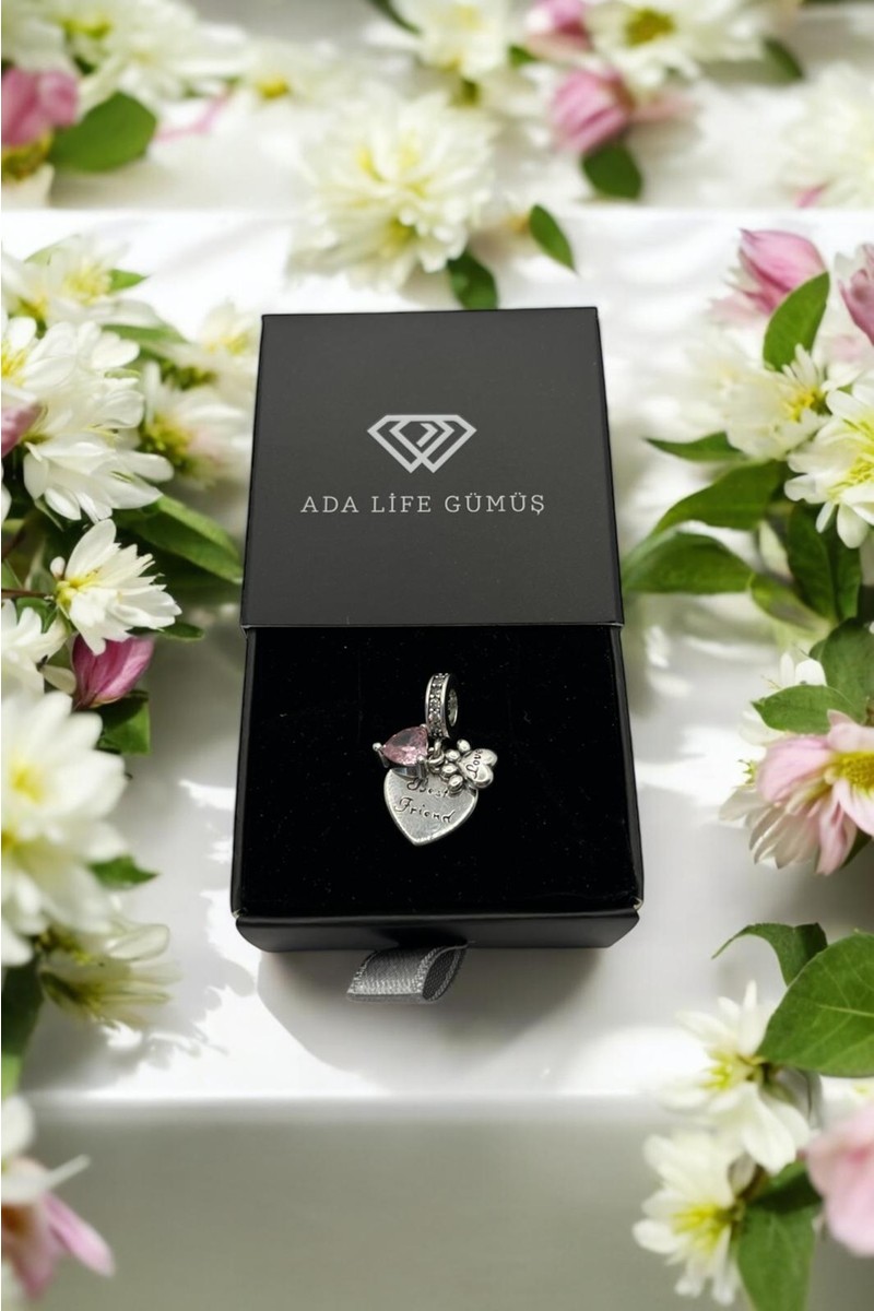 Ada Life Gümüş 925 Ayar Gümüş 'best Friend' Yazılı Charm