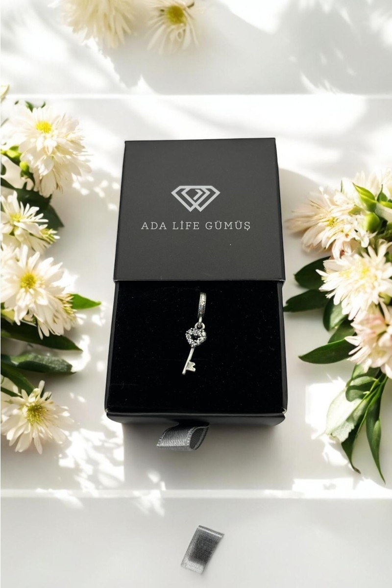 Ada Life Gümüş 925 Ayar Gümüş Kilit Model Charm