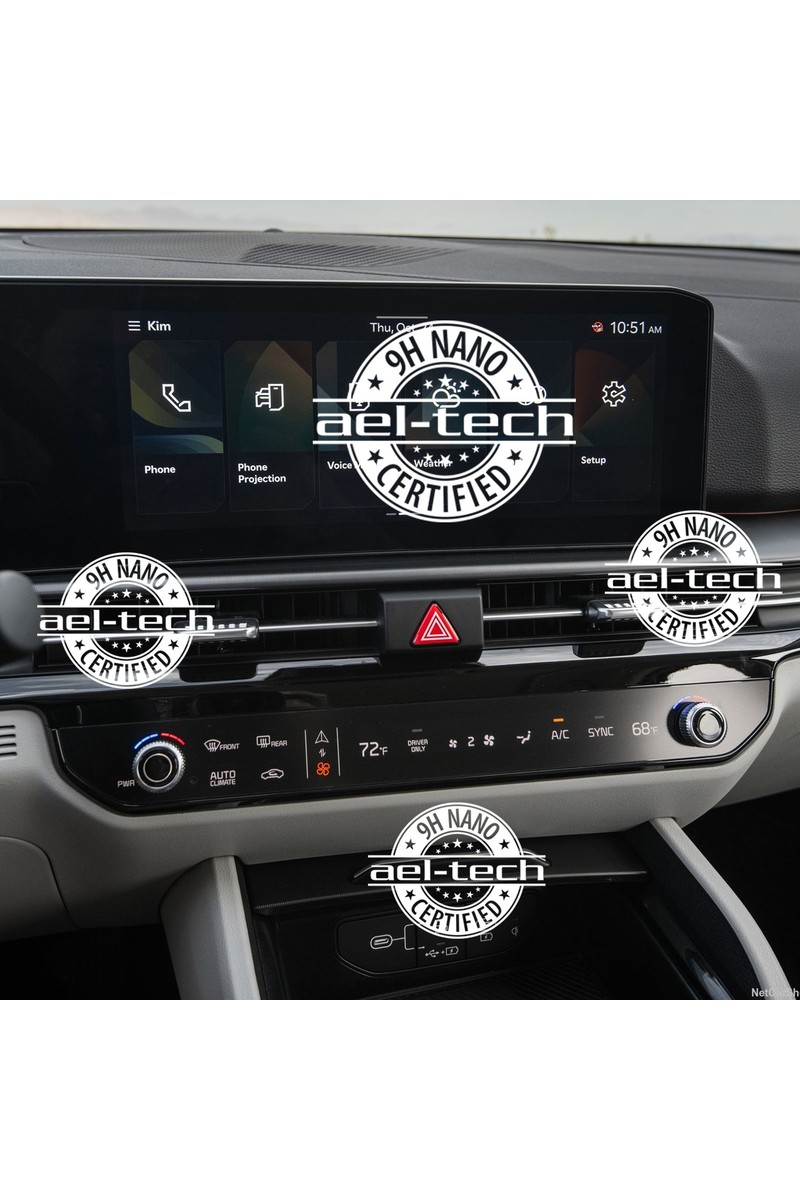 Ael-Tech Ael-Tech Kia Sportage Makyajlı Klima Kontrol Paneli 9h Nano Ekran Koruyucu 2025-2027 — 2. ürün görseli
