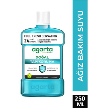 Agarta Agarta 250 ml Alkolsüz Ağız Bakım Suyu Dişleri Güçlendirir Tam Koruma Ferahlatıcı — 2. ürün görseli
