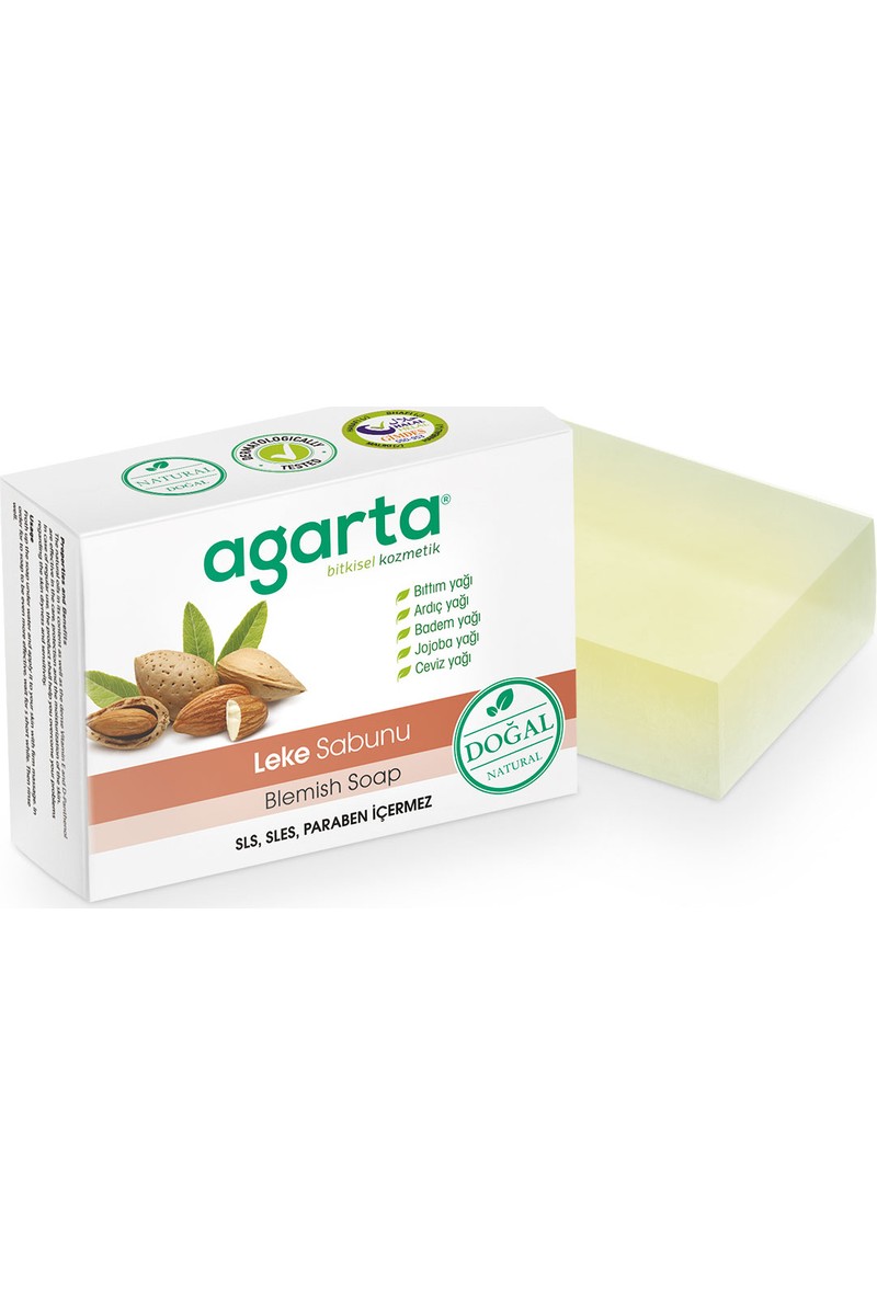 Agarta Agarta Doğal Leke Sabunu - Bitkisel İçerik, Cilt Tonunu Eşitleyici, SLS ve SLES İçermeyen, 150 gr — 5. ürün görseli