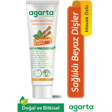 Agarta Agarta Doğal Misvak Özlü Diş Macunu 100 fiyatı ve görseli