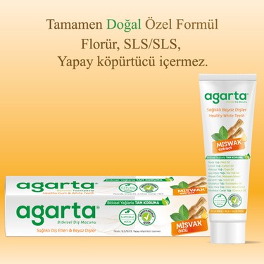 Agarta Agarta Doğal Misvak Özlü Diş Macunu 100 — 3. ürün görseli