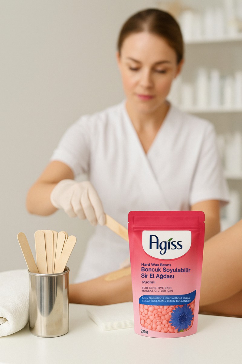 Agiss Agiss Boncuk Soyulabilir Inci El Ağdası Hassas Ciltler için Pudralı 220 gr x 2 — 2. ürün görseli
