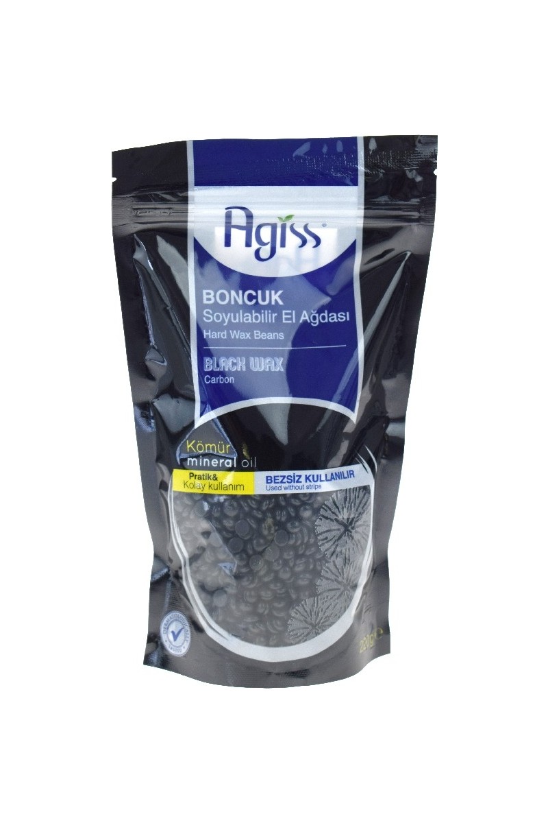 Agiss Sir Ağda Boncuk 220 GR Carbon Siyah Pratik ve Kolay Kullanım Özelliği ile Bezsiz