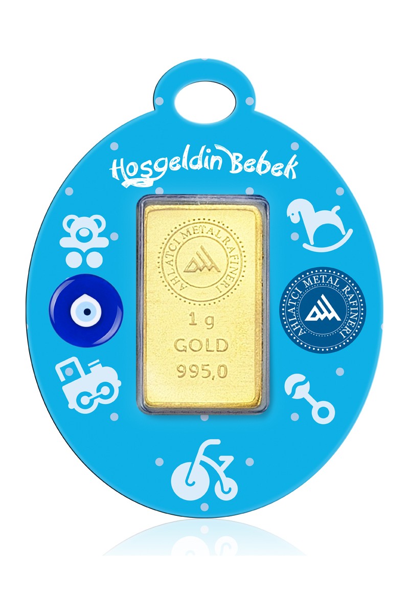 Ahlatcı 1 g 24 Ayar Gram Altın Erkek Bebek