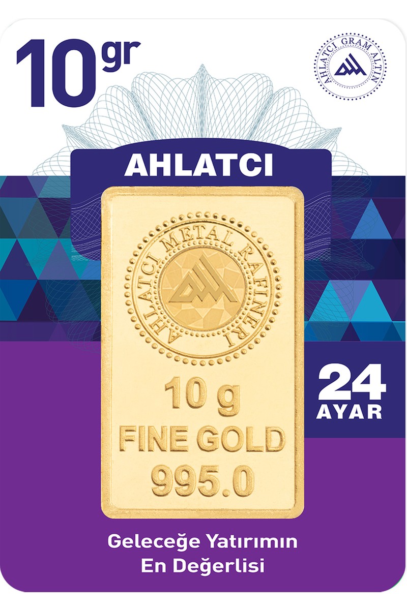 Ahlatcı 10 g 24 Ayar Sertifikalı Altın