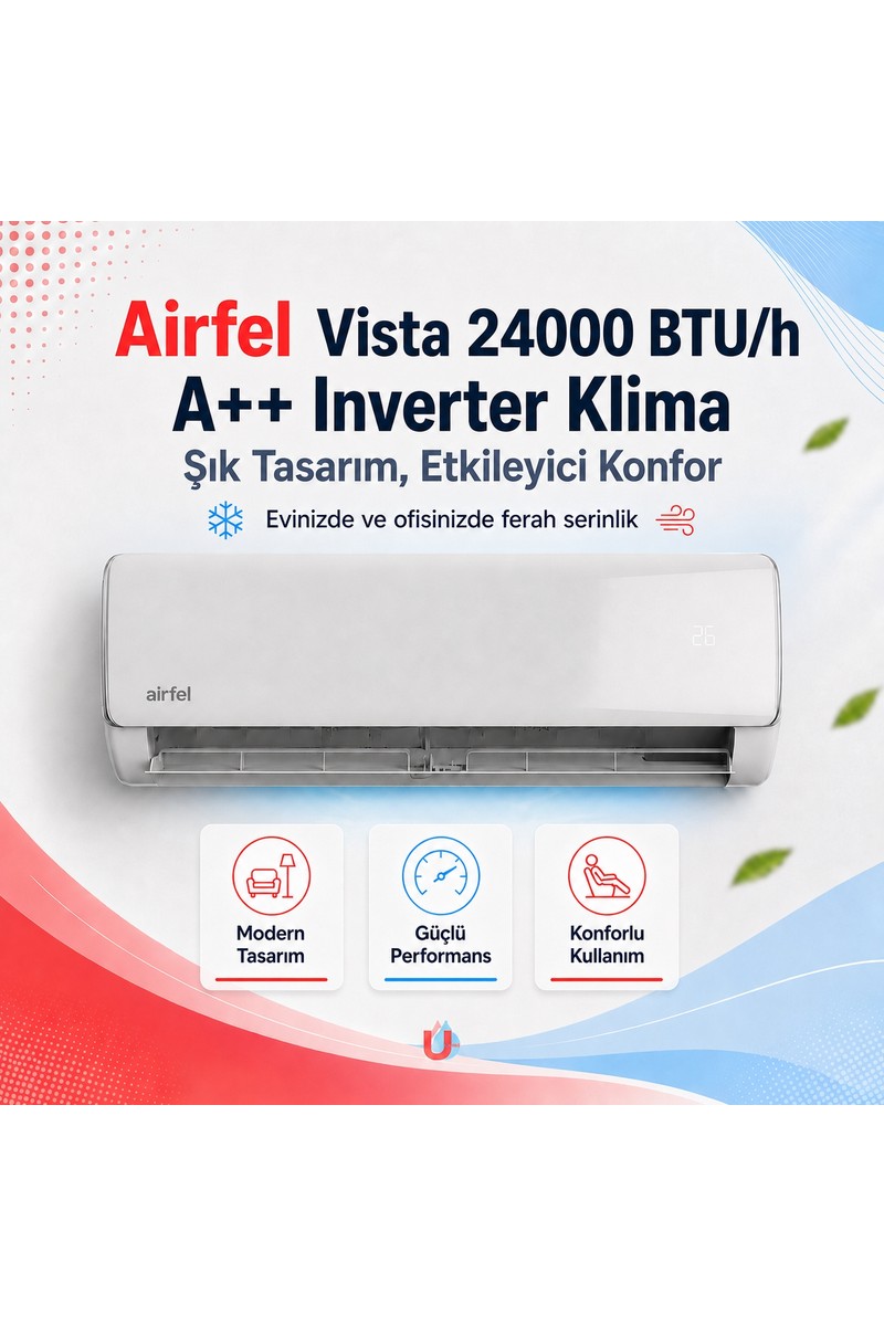 Airfel Split LTXP71A 24.000 Btu/h A+++ Inverter Klima R32
