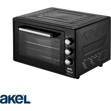 Akel Akel 38 Litre Midi Fırın Lambalı Termostatlı Saatli Çift Tepsili Gri Multifonksiyonel Kullanım — 4. ürün görseli