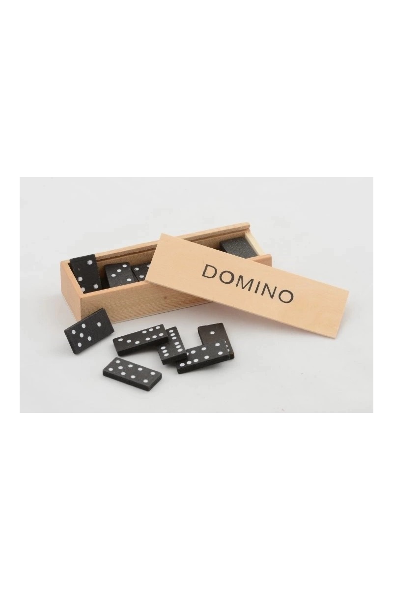 ALFA AKSESUAR 03 Ahşap Kutulu Domino ALK4019