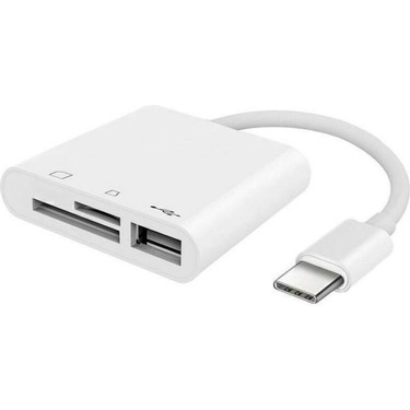 Alfais Alfais 5232 USB Type-C Kart Okuyucu – Hızlı Veri Transferi, SD/MicroSD/TF Kart Desteği, Tak fiyatı ve görseli