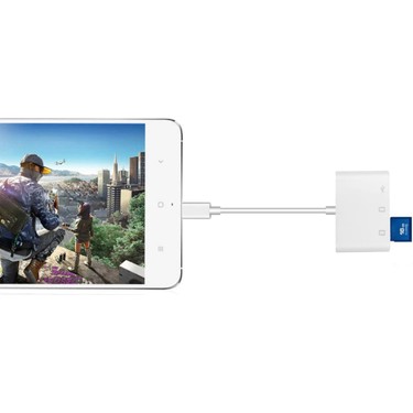 Alfais Alfais 5232 USB Type-C Kart Okuyucu – Hızlı Veri Transferi, SD/MicroSD/TF Kart Desteği, Tak — 5. ürün görseli