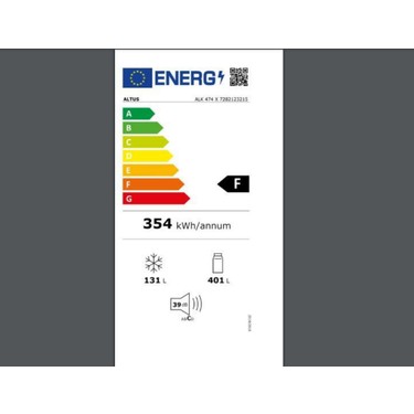 Altus Altus Alk 474 Xe E Enerji Sınıfı 532 L Alttan Donduruculu No-Frost Buzdolabı — 5. ürün görseli
