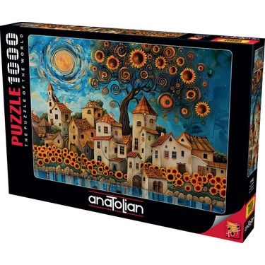 Anatolian Anatolian 1000 Parçalık Ayçiçekleri Temalı Puzzle Eğlenceli Zihin Geliştirici 66 x 48 fiyatı ve görseli