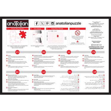 Anatolian Anatolian 1000 Parçalık Ayçiçekleri Temalı Puzzle Eğlenceli Zihin Geliştirici 66 x 48 — 6. ürün görseli