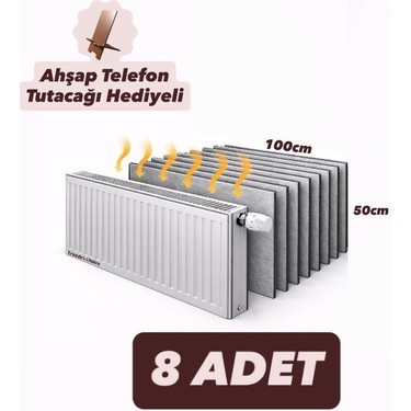 Trends's Choice Ankaflex 8 Adet Petek Arkası Isı Yalıtım Levhası Alüminyum Folyo 8 Radyatör fiyatı ve görseli