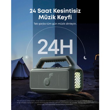 Anker Anker Soundcore Boom 2 Bluetooth 5.3 Hoparlör, 80W, IPX7 Su Geçirmez, Yeşil - — 6. ürün görseli