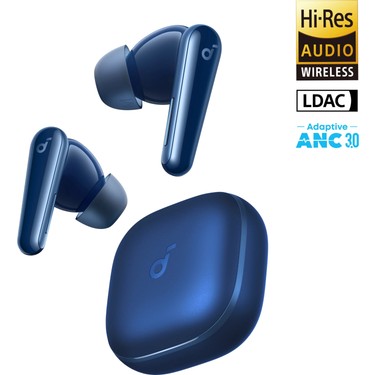Anker Anker Soundcore Liberty 5 Kulak İçi Bluetooth Kulaklık, Gerçek Zamanlı Gürültü Engelleme, Mavi - fiyatı ve görseli