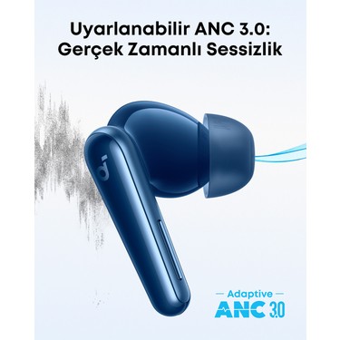 Anker Anker Soundcore Liberty 5 Kulak İçi Bluetooth Kulaklık, Gerçek Zamanlı Gürültü Engelleme, Mavi - — 5. ürün görseli