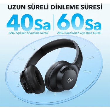 Anker Anker Soundcore Q21i NC Bluetooth Kablosuz Kulaklık - Aktif Gürültü Önleyici ANC - 40 Saate Varan — 3. ürün görseli
