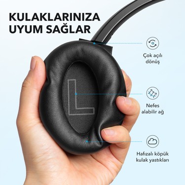 Anker Anker Soundcore Q21i NC Bluetooth Kablosuz Kulaklık - Aktif Gürültü Önleyici ANC - 40 Saate Varan — 5. ürün görseli