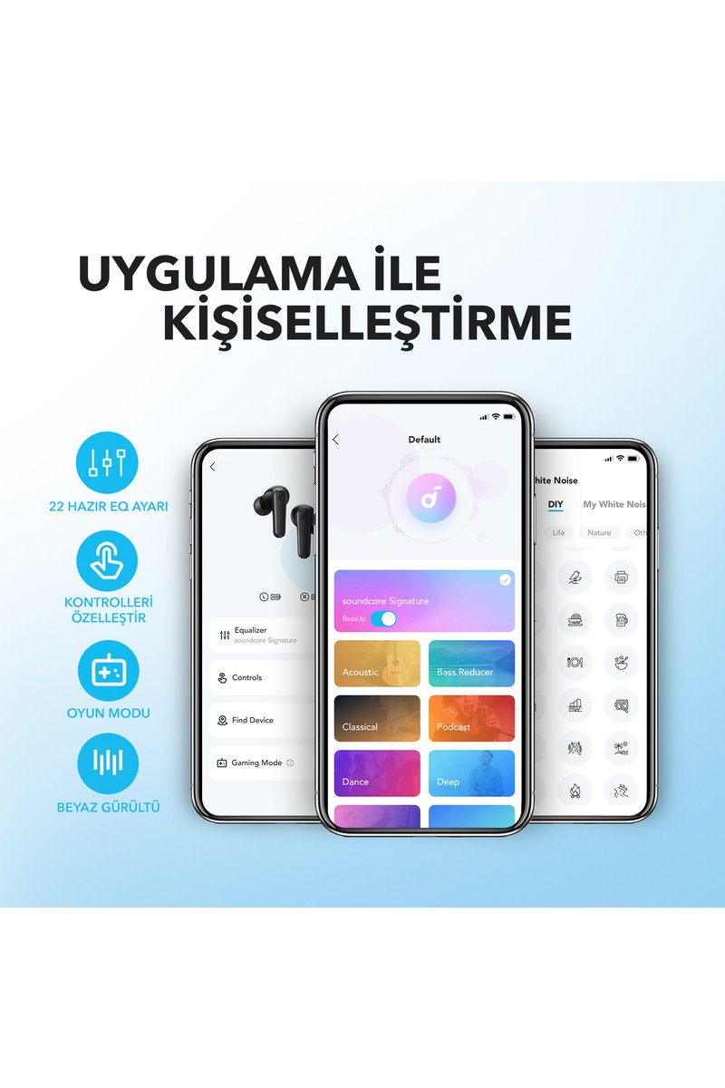 Anker Anker Soundcore R50i Kulak İçi Bluetooth Kulaklık, Gürültü Engelleme, Pembe - A3959 — 3. ürün görseli
