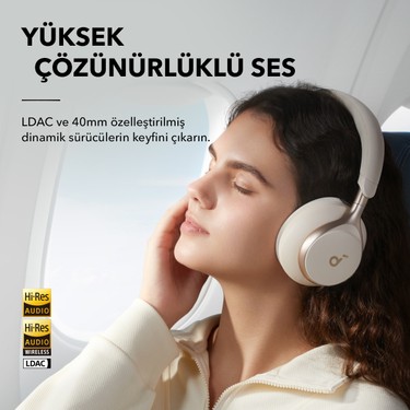 Anker Anker Soundcore Space One Kablosuz Kulaküstü Kulaklık - 40 Saat Oynatma Süresi - Anc - Bluetooth — 2. ürün görseli