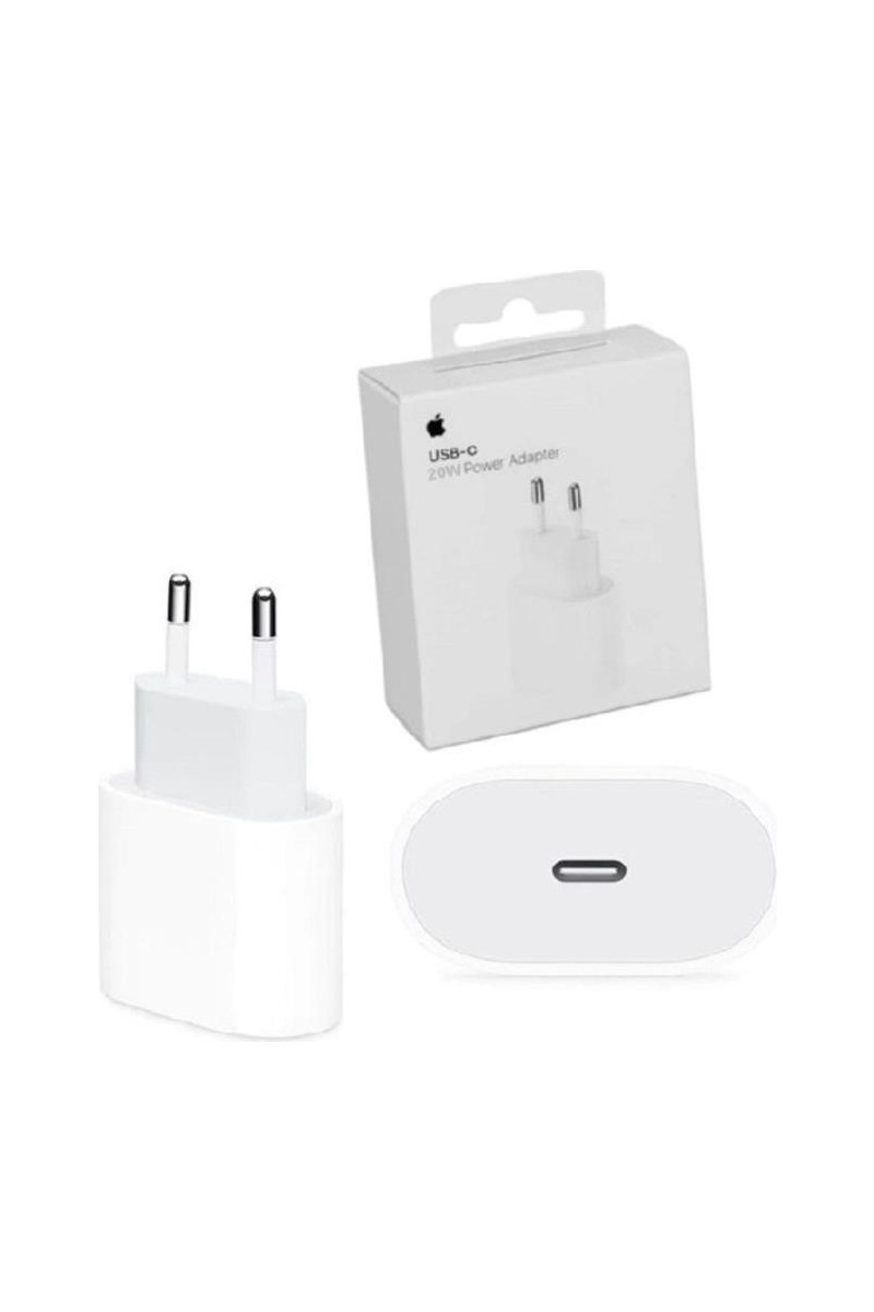 Apple Orjinal Güç Adaptörü 20W iPhone 13 İçin Hızlı Şarj Uyumlu Type-C Bağlantı Tipi