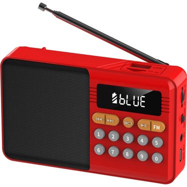 Apricot Apricot AP-R2 Taşınabilir Bluetooth Radyo Kırmızı 3 Watt Özellikli Nostalji — 3. ürün görseli