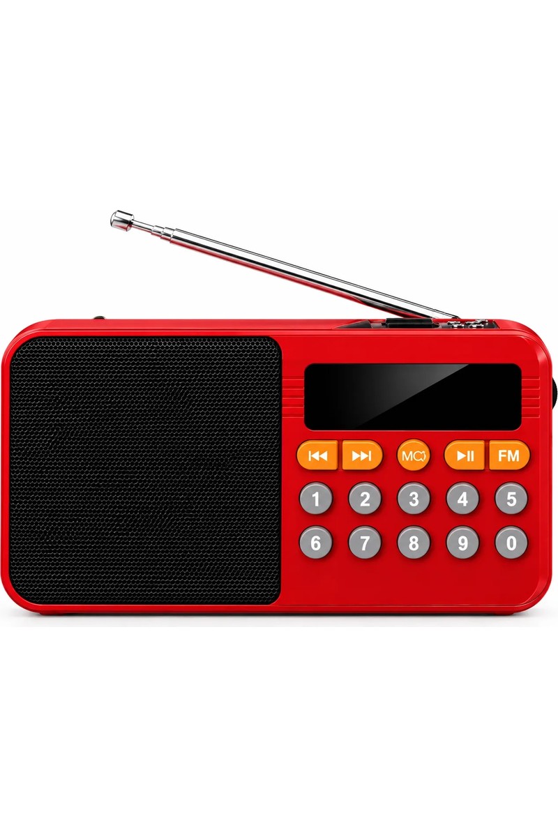 Apricot Apricot AP-R2 Taşınabilir Bluetooth Radyo Kırmızı 3 Watt Özellikli Nostalji — 6. ürün görseli