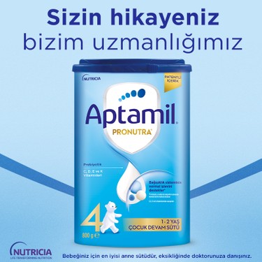 Aptamil Aptamil 5 Prebiyotikli Çocuk Devam Sütü 800 Gr x 4 Adet 3200 — 4. ürün görseli