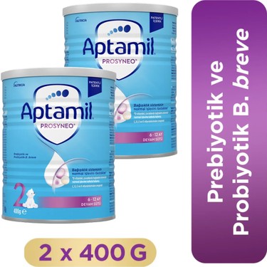 Aptamil Aptamil Prosyneo 2 Prebiyotikli Probiyotikli Devam Sütü 400 Gr x2 Adet 800 fiyatı ve görseli