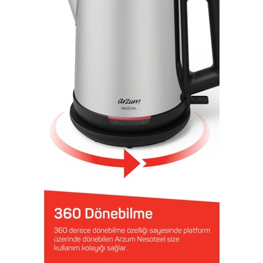Arzum Arzum AR3158 Arzum Neosteel Inox Çay — 6. ürün görseli
