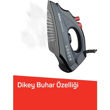Arzum Arzum AR684 Olivya Buharlı Ütü 2400W, Seramik Taban, Dikey Buhar, Şok Buhar, Damlama Önleme, — 5. ürün görseli