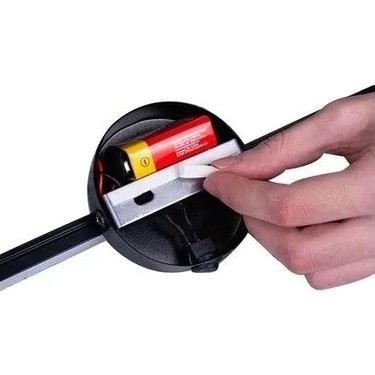 Ase Metal Ase Metal 9V Pilli Kendinden Yapışkanlı Aplik Modern Tasarım E-14 Duy Tipi Aşağı Işık Yönü Beyaz — 4. ürün görseli