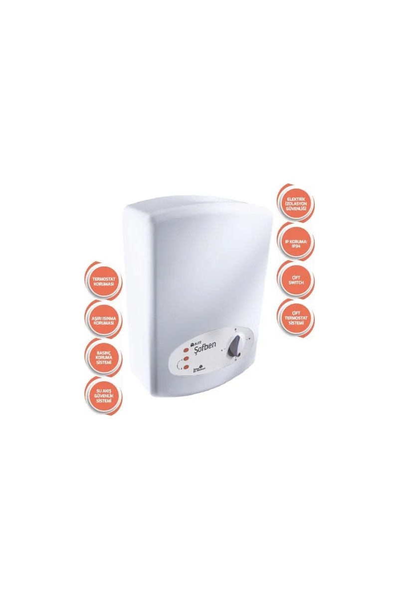 Aura Basic Elektrikli Banyo Şofbeni 105a6 ( Montajsız )
