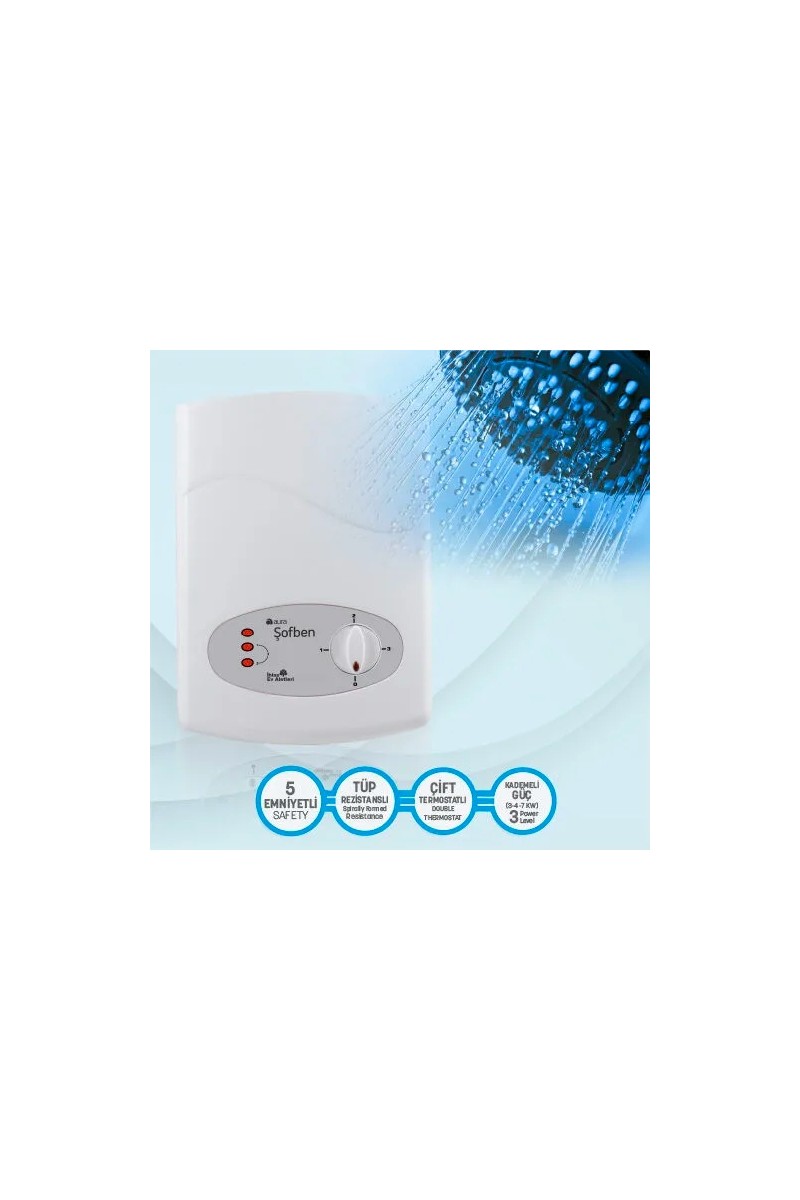Aura Aura Basic Elektrikli Banyo Şofbeni 105a6 ( Montajsız ) — 3. ürün görseli